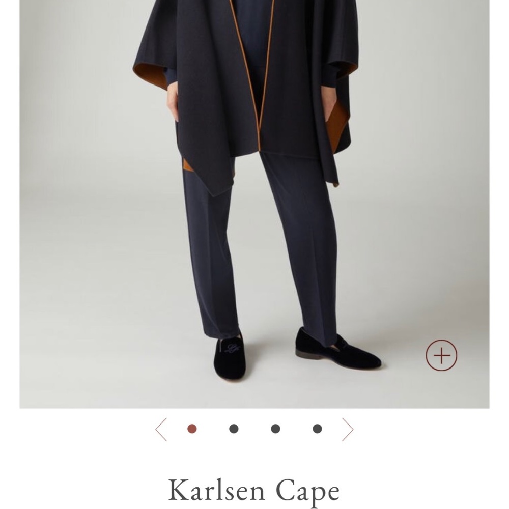 Cashmere cape